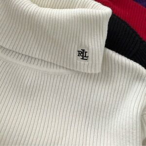 Lauren by Ralph Lauren ribbed turtleneck